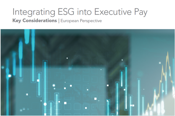 Publication: 'Integrating ESG into Executive Pay'