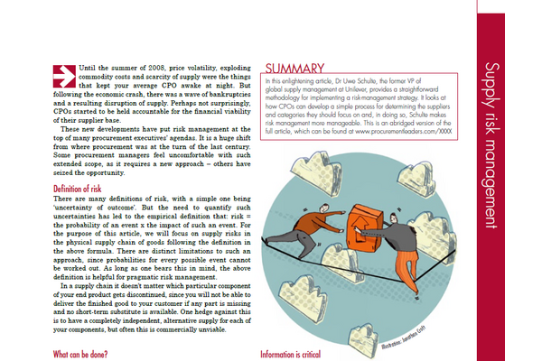 Publication: 'Supply Risk'